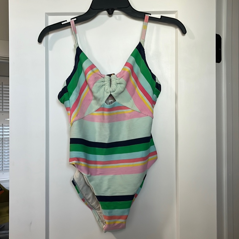Summery Trina Turk one-piece swimsuit!
